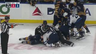 Gotta See It McCabe absolutely levels Laine with bonecrushing hit [upl. by Mailliw]