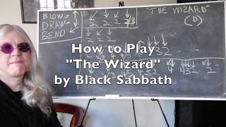 How to play quotThe Wizardquot on Harmonica Black Sabbath [upl. by Brandt]