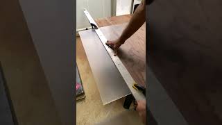 Cut a Thin Acrylic Sheet Without a Saw shorts [upl. by Barnes]