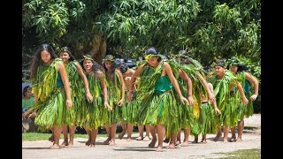 Traditional Polynesian dance  MANGAREVA ISLAND French Polynesia [upl. by Pirnot827]