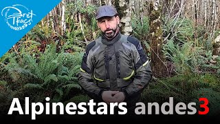 Alpinestars andes v3 drystar touring suit reviewed [upl. by Latsyrhc947]