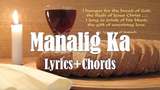 Manalig ka with lyrcs and chords Holy Mass Communion song [upl. by Miett579]