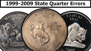 19992009 State Quarter Errors amp Varieties Complete Guide  Values amp Clear Explanation [upl. by Sheelah551]