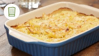 Klassisches Kartoffelgratin  Chefkochde [upl. by Betthezul]