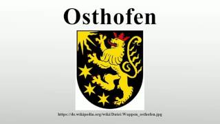 Osthofen [upl. by Synned]