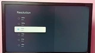 How to Change Screen Resolution HD FULL HD 4K in Sansui TV  Google TV Android TV  Smart TV [upl. by Marceau]