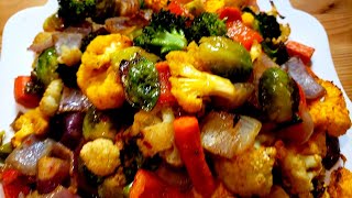 Easy Oven Roasted Vegetables Recipe [upl. by Enilada]