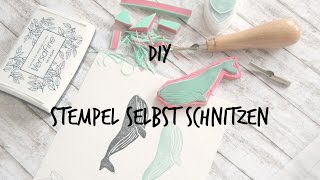 DIY  Stempel selber machen germandeutsch [upl. by Klecka45]