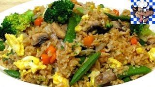 How to make Fried Rice  Vegetable Fried Rice  Chinese Recipe [upl. by Galang]