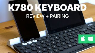 Logitech k780 Keyboard Review  Pairing [upl. by Ahsoyek]