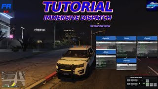 LSPDFR TUTORIAL How To Install amp Use Immersive Dispatch By OfficerPope [upl. by Ymassej780]