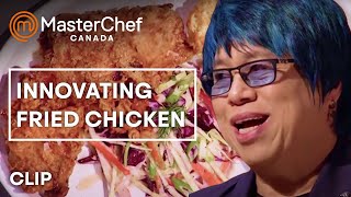 ried Chicken FaceOff  MasterChef Canada  MasterChef World [upl. by Yrdnal]