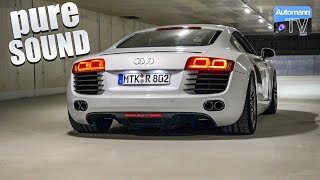 Audi R8 V8 430hp  pure SOUND 60FPS [upl. by Kiyoshi]