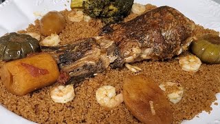 Thieboudienne Senegalese Jollof Rice and Fish [upl. by Lamson]