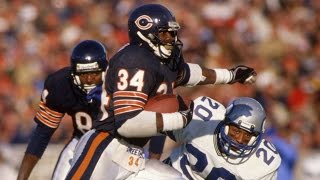 Walter Payton Career Highlight Feature  NFL [upl. by Aseuqram74]