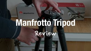 Manfrotto MT055XPRO3 055 Aluminium Tripod Review [upl. by Relluf151]