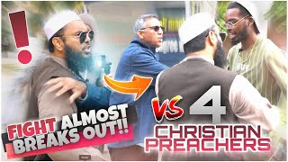 HEATED DEBATE SHAYKH vs 4 CHRISTIAN HATE PREACHERS [upl. by Nilesoy]