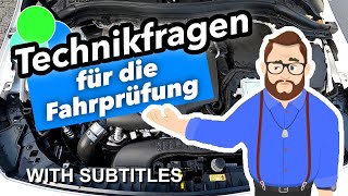 Technikfragen vom Prüfer  Abfahrtkontrolle  Fahrschule Punkt [upl. by Brost]