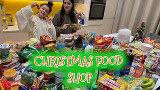 CHRISTMAS FOOD SHOP FOR 20  The Radford Family [upl. by Innus]