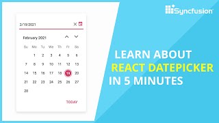 Learn About React DatePicker in 5 Minutes [upl. by Assiruam]