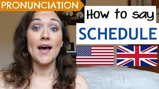 How to Pronounce SCHEDULE US UK amp Australian pronunciation [upl. by Mcclish]