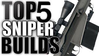 Top 5 Airsoft Sniper Builds  Bolt Actions amp Semi Autos [upl. by Donoghue]