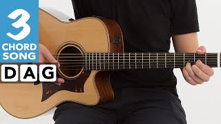 Mull of kintyre EASY 4 chord guitar song  Beginners guitar lesson [upl. by Ahsaetal109]