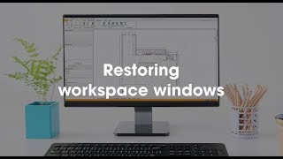 2020 Design Tip Restoring workspace windows [upl. by Aicirtam826]