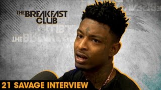 21 Savage Interview With The Breakfast Club 8416 [upl. by Yesdnyl]