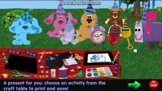 Blues Clues  Blues Birthday 1999 Shockwave Game [upl. by Ahtikal]