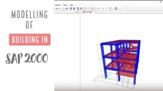 SAP 2000 Tutorial For Beginners Chapter 3 Modelling of a Building [upl. by Gnak]