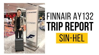 FINNAIR A350 ECONOMY Class Singapore to Helsinki [upl. by Mulac]