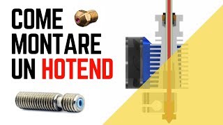 Come montare correttamente un Hotend per la stampante 3D [upl. by Chemar]