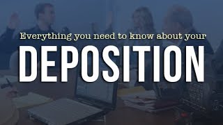 Everything You Need To Know About Depositions [upl. by Ahsataj285]