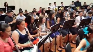 LBJ Beginner Band plays Ghostbusters [upl. by Nabala253]