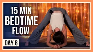 15 min Yoga for Flexibility – Day 8 EVENING YOGA FULL BODY [upl. by Schluter]