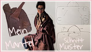 Winterjacke Schnittmuster  Mantel nähen Anleitung  DIY [upl. by Atirahc]