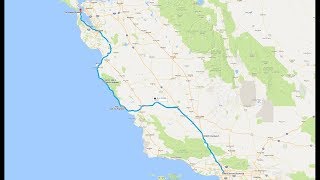 Driving from Los Angeles to San Francisco [upl. by Nnylecoj]