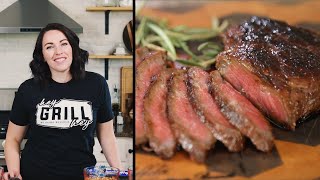 Grilled Marinated London Broil  How To [upl. by Keefe549]