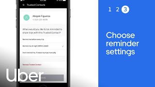 How to Share Your Trip with Trusted Contacts  Safety at Uber  Uber [upl. by Agnew]