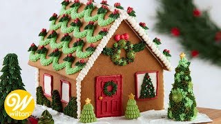 Easy Gingerbread House Decorating Techniques  Wilton [upl. by Ojiram160]