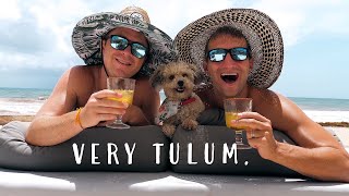 WARNING THIS VIDEO IS VERY TULUM Best Tulum Cenotes  Beach Club [upl. by Derzon]