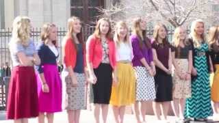 Temple Square Sister Missionary Meetup [upl. by Xuerd]