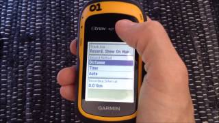 Garmin eTrex10 GPS  Recording Tracks [upl. by Aken]