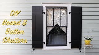 DIY Board amp Batten Shutters [upl. by Enisaj]