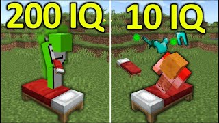 200IQ vs 10IQ Minecraft Plays 10 [upl. by Brigitta]