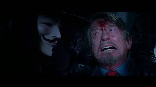 V for Vendetta  Final Fight Scene Mr Creedy [upl. by Sello]