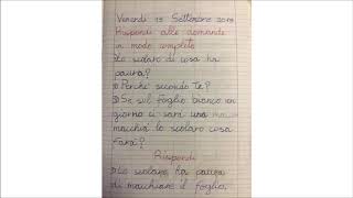 classe terza quotI primi giorni di scuolaquot [upl. by Sivraj429]