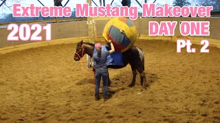 DAY ONE Part Two  Extreme Mustang Makeover 2021 [upl. by Rahsab]