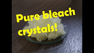 Making sodium hypochlorite crystals [upl. by Grizel620]